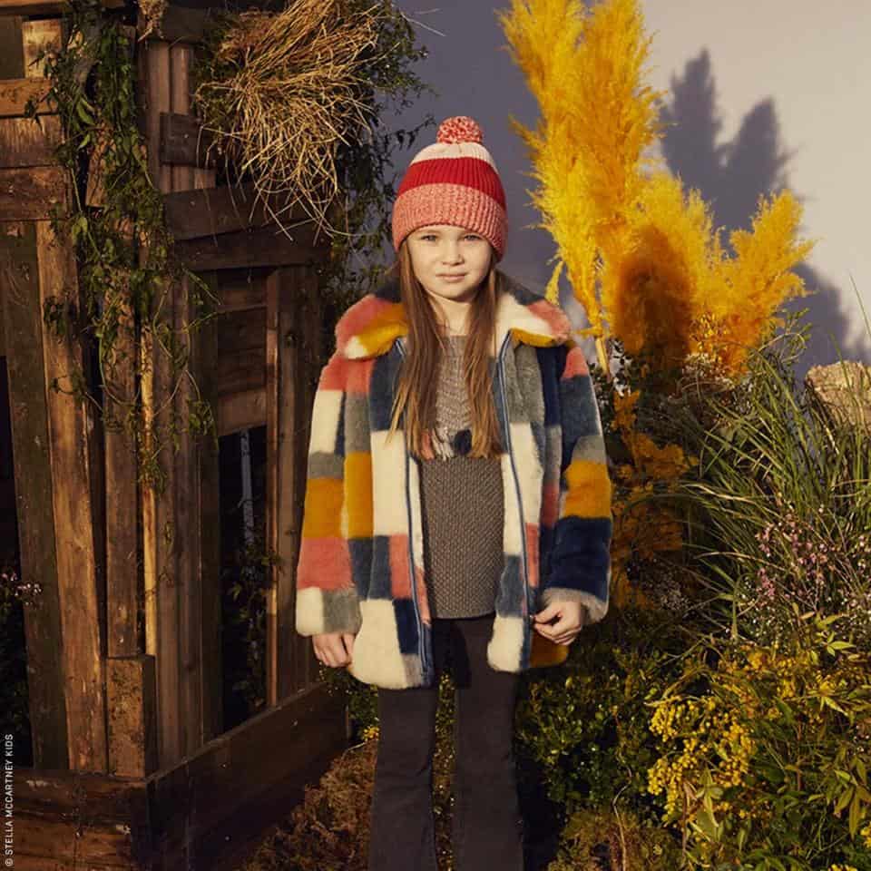 Faux fur kid's fashion picks : STELLA McCARTNEY KIDS Abbie Faux Fur Coat