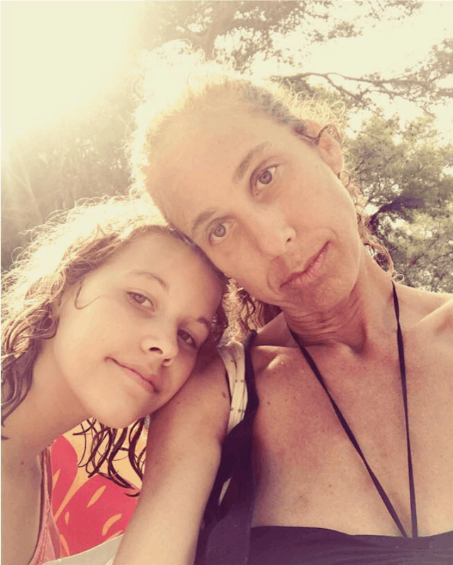Zoe Adlersberg - with daughter Uma, summer spent in Ibiza