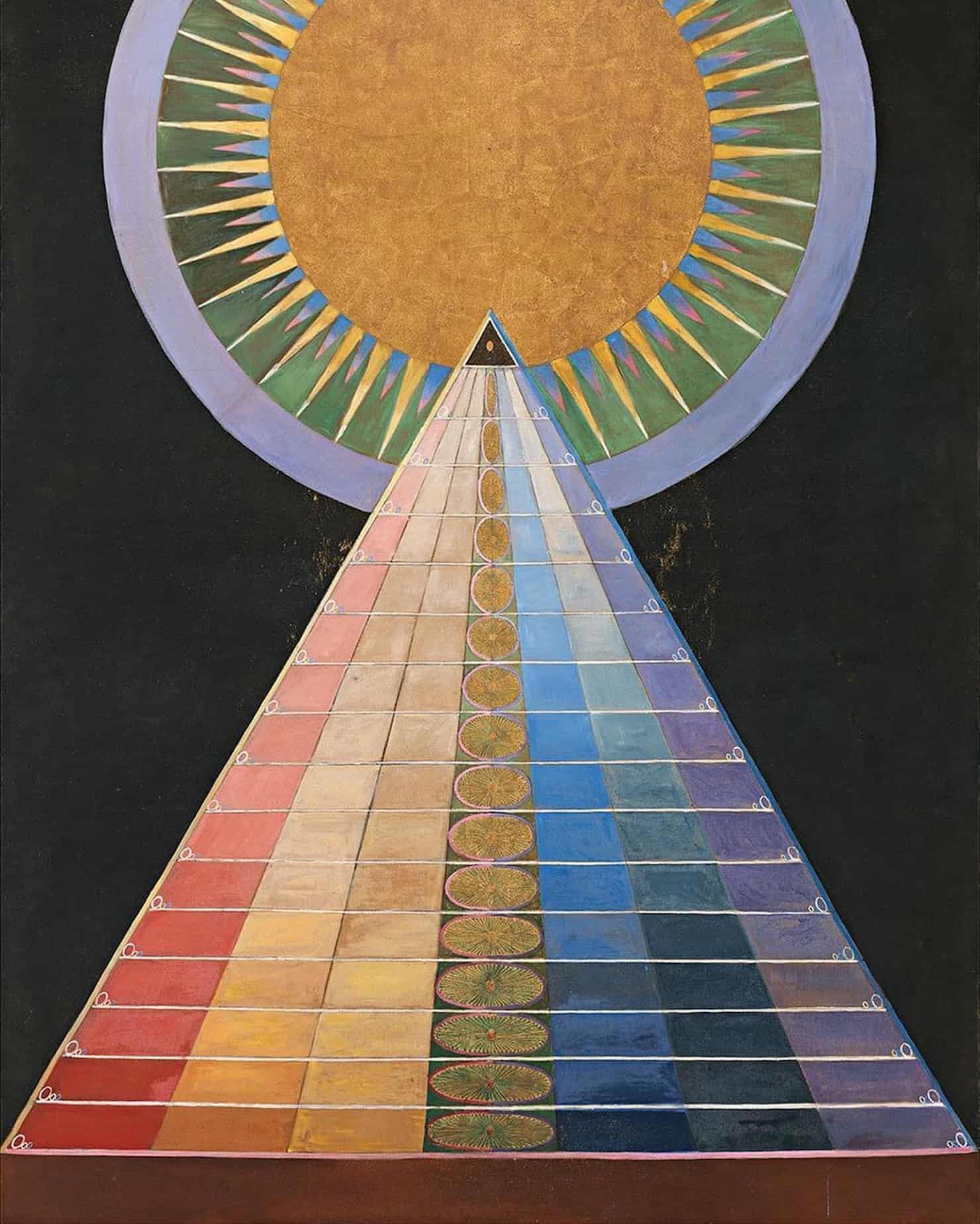 Hilda af Klint Paintings for the future exhibition guggenheim