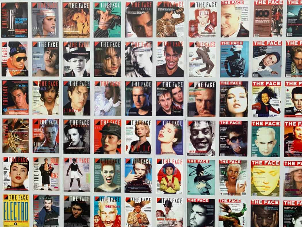 covers of The Face magazine