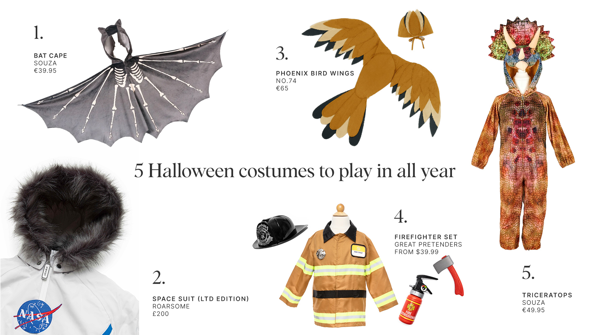 5 best halloween costumes for kids