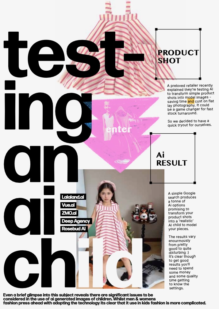 AI in kids fashion