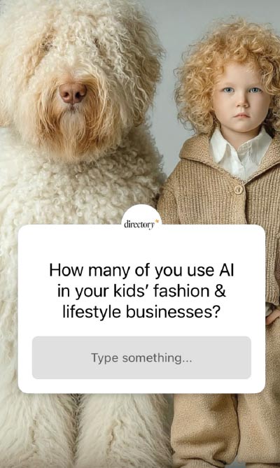 AI stats for business in kids clothing