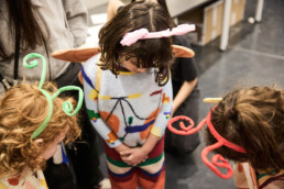 Kids fashion runway Piazza Pirouette Pitti Bimbo